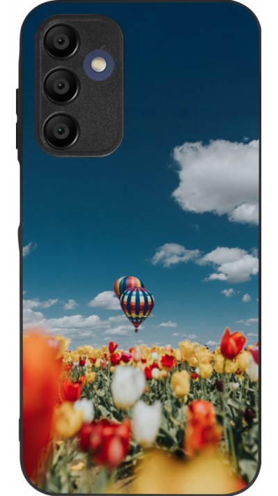 Samsung Galaxy A16 Case Hülle - Silikon schwarz Hot air balloon 2026