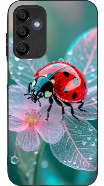 Samsung Galaxy A16 Case Hülle - Silikon schwarz Ladybird in bloom 2026