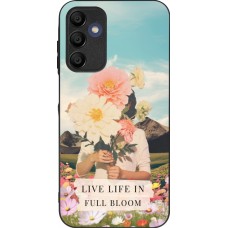 Samsung Galaxy A16 Case Hülle - Silikon schwarz Live life in full moon 2026
