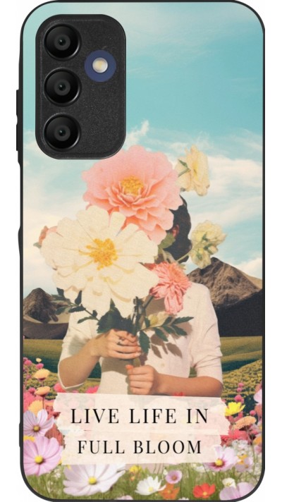 Samsung Galaxy A16 Case Hülle - Silikon schwarz Live life in full moon 2026