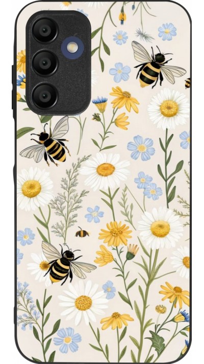 Samsung Galaxy A16 Case Hülle - Silikon schwarz Pattern bees 2026