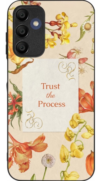 Samsung Galaxy A16 Case Hülle - Silikon schwarz Trust the process 2026