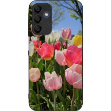 Samsung Galaxy A16 Case Hülle - Silikon schwarz Tulips 2026