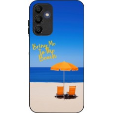 Samsung Galaxy A16 Case Hülle - Silikon schwarz Summer 2025 Bring me to the beach