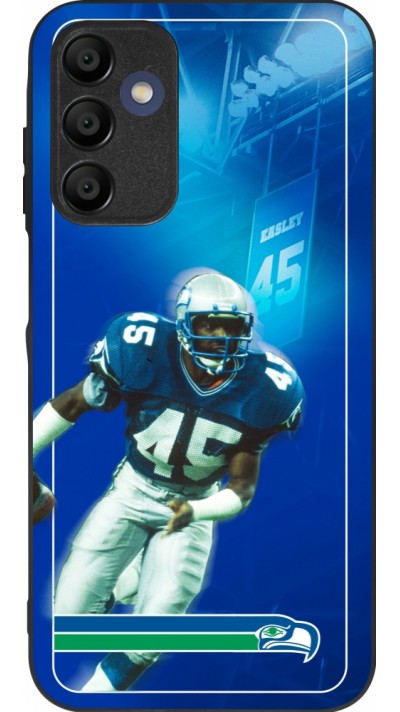 Samsung Galaxy A16 Case Hülle - Silikon schwarz Super Bowl 26 Seattle 1
