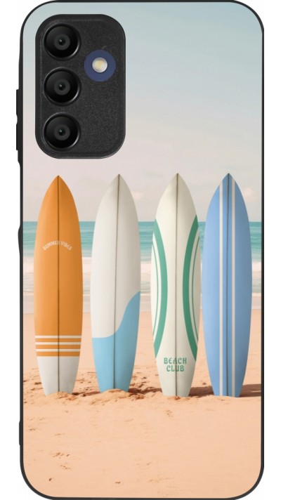 Coque Samsung Galaxy A16 - Silicone rigide noir Summer surfboard 2025