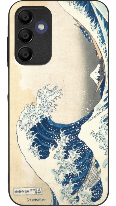 Coque Samsung Galaxy A16 - Silicone rigide noir Tableau art - La Grande Vague de Kanagawa - Hokusai
