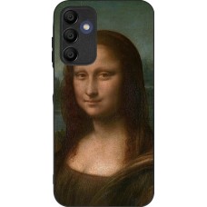 Coque Samsung Galaxy A16 - Silicone rigide noir Tableau art - La Joconde - Léonard de Vinci
