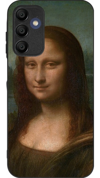Coque Samsung Galaxy A16 - Silicone rigide noir Tableau art - La Joconde - Léonard de Vinci