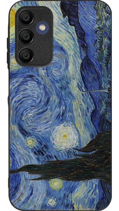 Coque Samsung Galaxy A16 - Silicone rigide noir Tableau art - La Nuit étoilée - Van Gogh