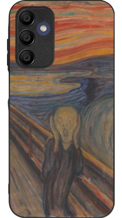 Coque Samsung Galaxy A16 - Silicone rigide noir Tableau art - Le Cri - Edvard Munch