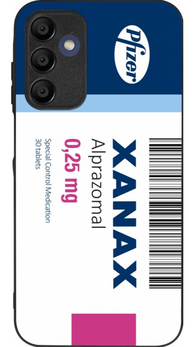 Coque Samsung Galaxy A16 - Silicone rigide noir Xanax Alprazolam 2025