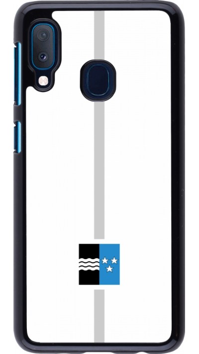 Coque Samsung Galaxy A20e - Canton AG blanc