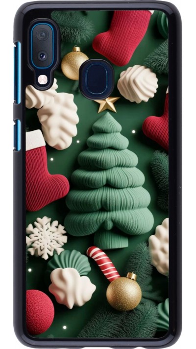 Samsung Galaxy A20e Case Hülle - Christmas 25 Christmas textiles