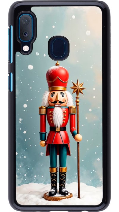 Samsung Galaxy A20e Case Hülle - Christmas 25 Nutcracker Snow