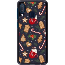 Samsung Galaxy A20e Case Hülle - Christmas 25 Pattern Gingerbread House
