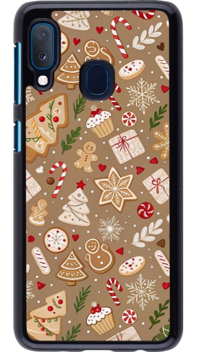 Samsung Galaxy A20e Case Hülle - Christmas 25 Pattern Ginger Cookie