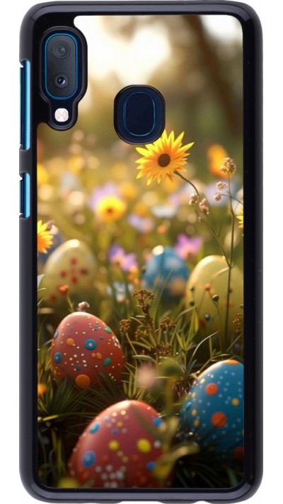 Samsung Galaxy A20e Case Hülle - Easter 2026 Decorated eggs