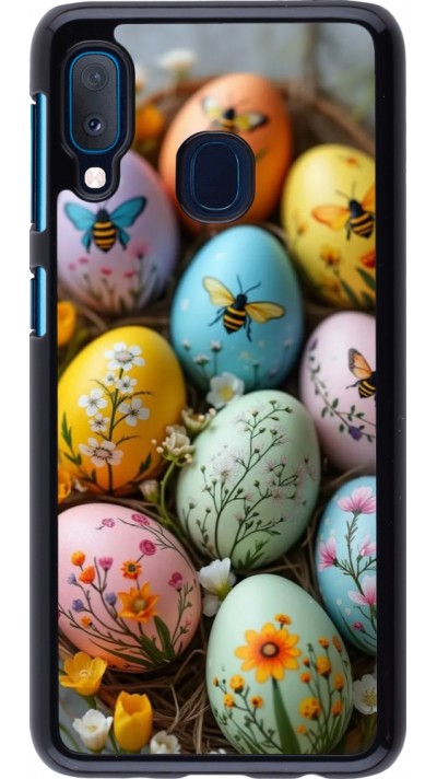 Samsung Galaxy A20e Case Hülle - Easter 2026 Eggs with bees