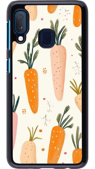 Samsung Galaxy A20e Case Hülle - Easter 2026 Illustration carrots