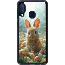 Samsung Galaxy A20e Case Hülle - Easter 2026 Rabbit in the garden