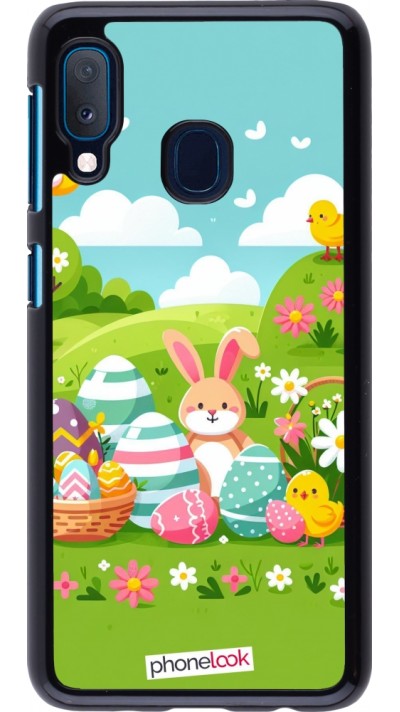 Samsung Galaxy A20e Case Hülle - Ostern 2025 Gruen