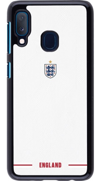Samsung Galaxy A20e Case Hülle - England 2026 personalisierbares Fussballtrikot