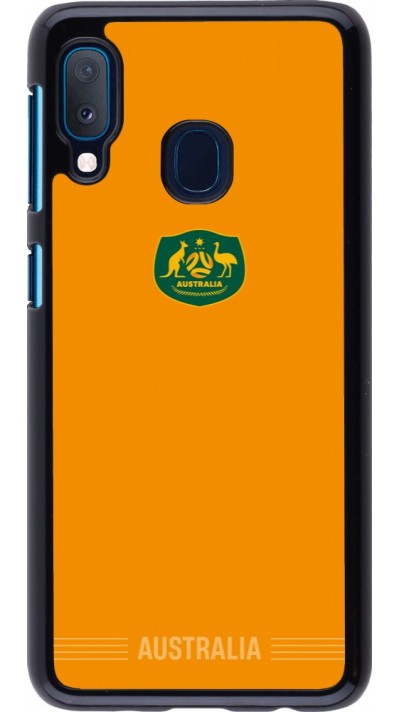 Samsung Galaxy A20e Case Hülle - Australien 2026 personalisierbares Fussballtrikot