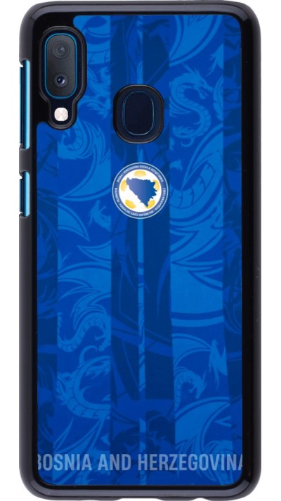 Samsung Galaxy A20e Case Hülle - Bosnien und Herzegowina 2026 personalisierbares Fussballtrikot