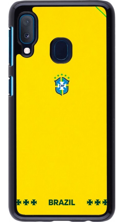 Samsung Galaxy A20e Case Hülle - Brasilien 2026 personalisierbares Fussballtrikot