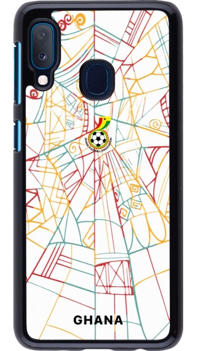 Samsung Galaxy A20e Case Hülle - Ghana 2026 personalisierbares Fussballtrikot