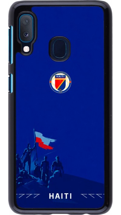 Samsung Galaxy A20e Case Hülle - Haiti 2026 personalisierbares Fussballtrikot