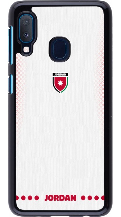Samsung Galaxy A20e Case Hülle - Jordanien 2026 personalisierbares Fussballtrikot