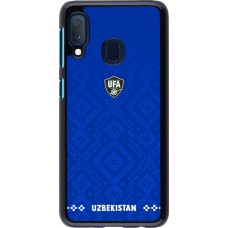 Samsung Galaxy A20e Case Hülle - Usbekistan 2026 personalisierbares Fussballtrikot