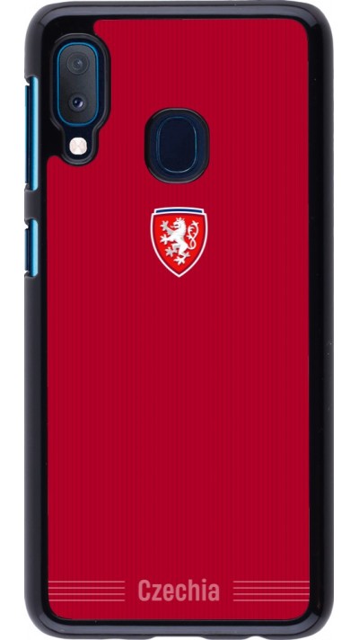 Samsung Galaxy A20e Case Hülle - Tschechische Republik 2026 personalisierbares Fussballtrikot