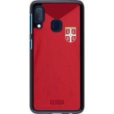 Samsung Galaxy A20e Case Hülle - Serbien 2022 personalisierbares Fussballtrikot