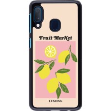 Samsung Galaxy A20e Case Hülle - Fruit market lemons 2026