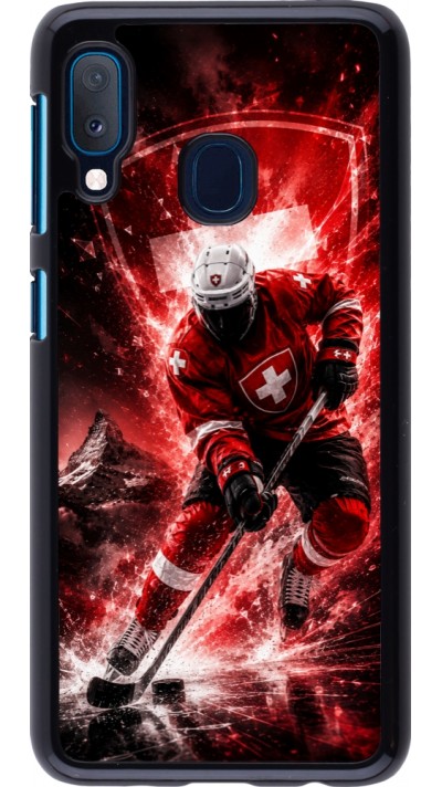 Samsung Galaxy A20e Case Hülle - Hockey World Championship Player