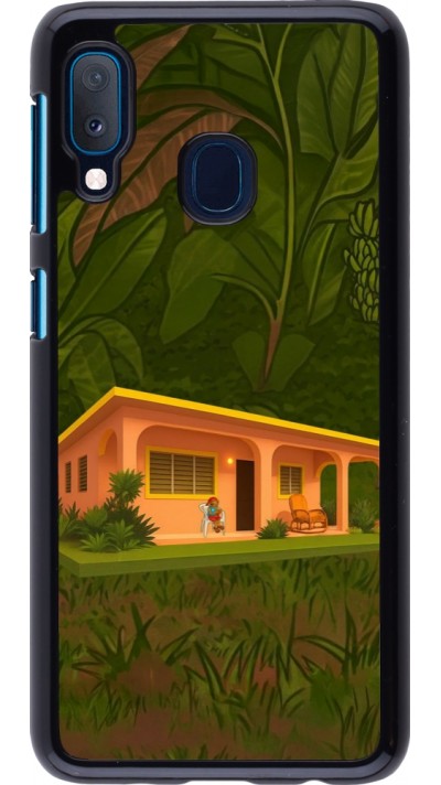 Samsung Galaxy A20e Case Hülle - Benitos house DTMF