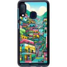 Samsung Galaxy A20e Case Hülle - Medellin Comuna 13 Kunst