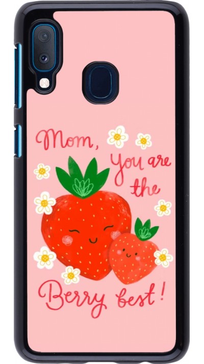 Samsung Galaxy A20e Case Hülle - Mom 2026 Berry best