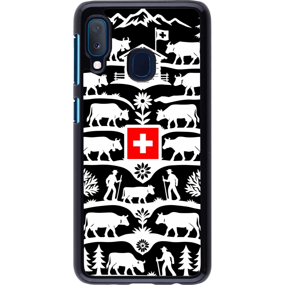 Samsung Galaxy A20e Case Hülle - Poya Schweiz 3 schwarz