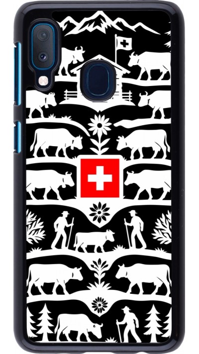 Samsung Galaxy A20e Case Hülle - Poya Schweiz 3 schwarz