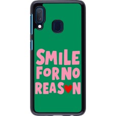 Samsung Galaxy A20e Case Hülle - Smile for no reason 2026