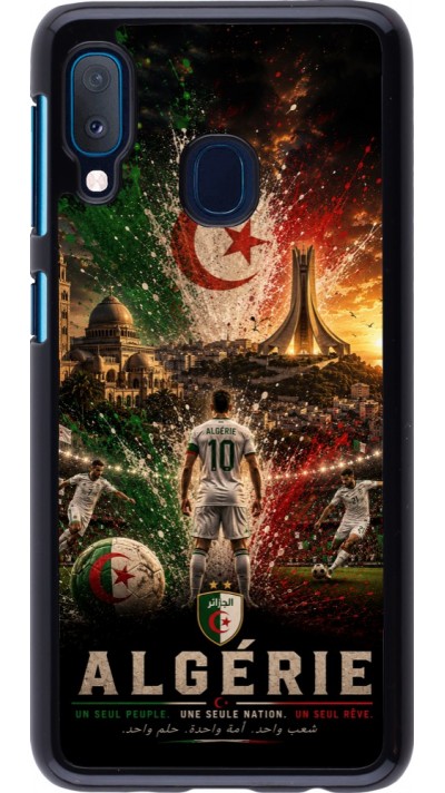 Samsung Galaxy A20e Case Hülle - Fussball Algerien splash 2026