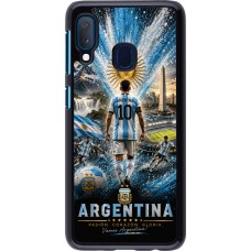 Samsung Galaxy A20e Case Hülle - Fussball Argentinien splash 2026
