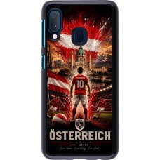 Samsung Galaxy A20e Case Hülle - Fussball Österreich splash 2026