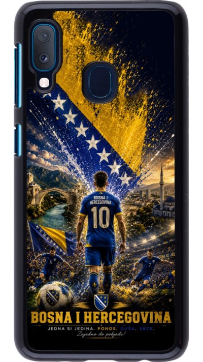 Samsung Galaxy A20e Case Hülle - Fussball Bosnien und Herzegowina splash 2026