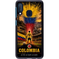 Samsung Galaxy A20e Case Hülle - Fussball Kolumbien splash 2026