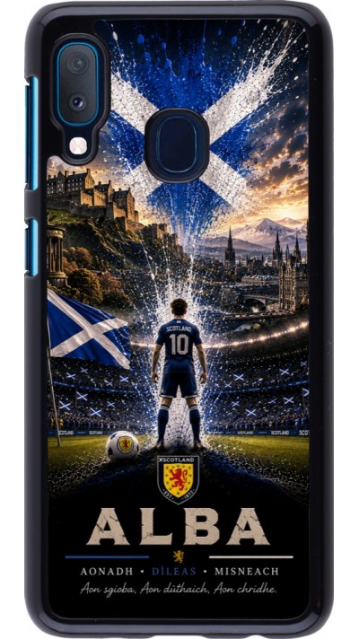 Samsung Galaxy A20e Case Hülle - Fussball Schottland splash 2026